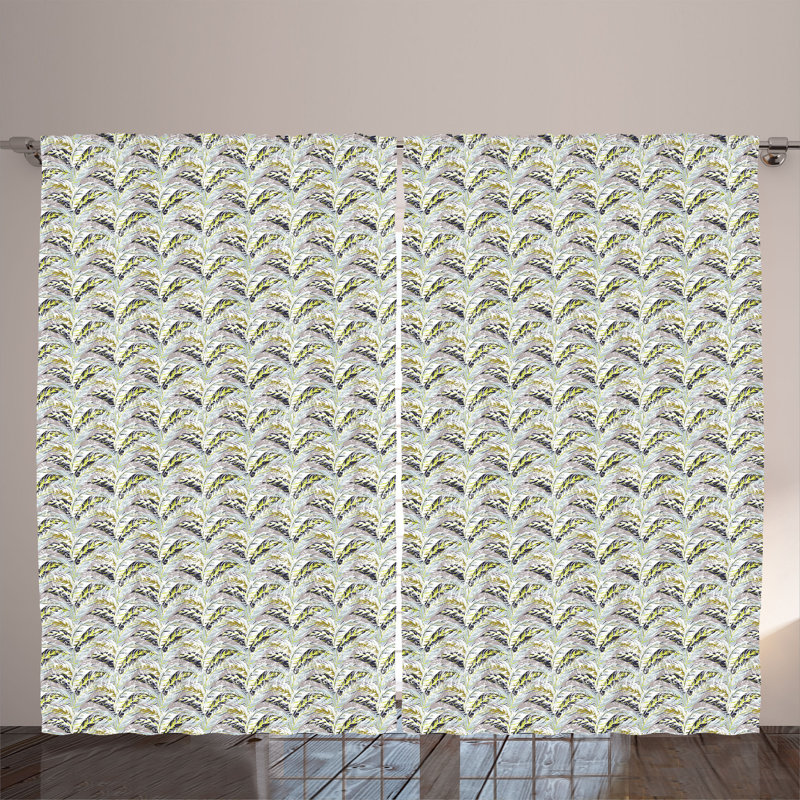 Semi Sheer Curtain Pair