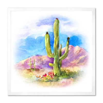Cactus carnegiea dans le dessert - on