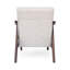 Chaise d'appoint Mid-Century moderne avec design capitonné