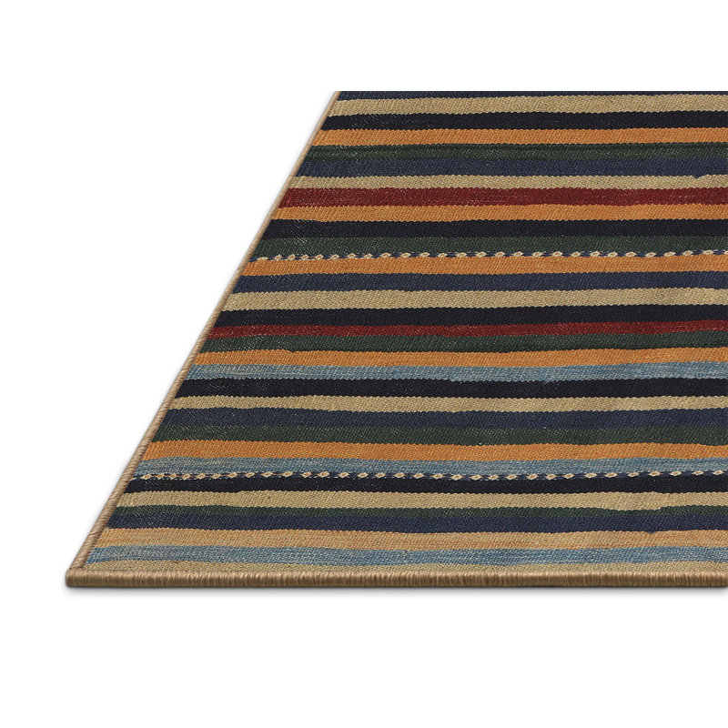 Tapis gris/brun/noir contemporain, Rectangle 5 pi x 7 pi