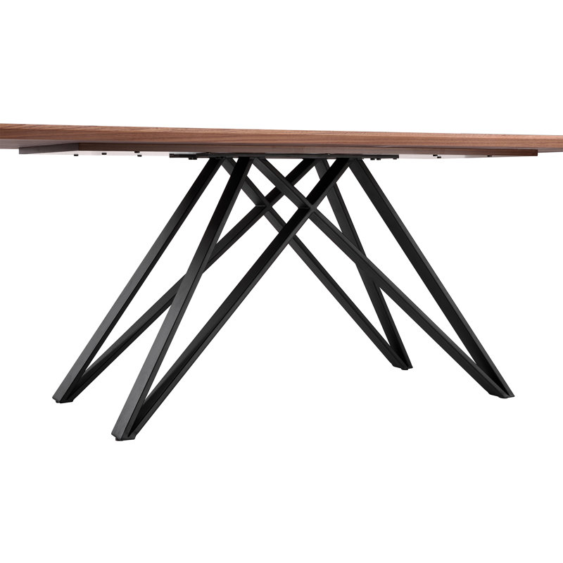 Ensemble repas 7 pièces Modena Sunny avec chaises en tissu gris