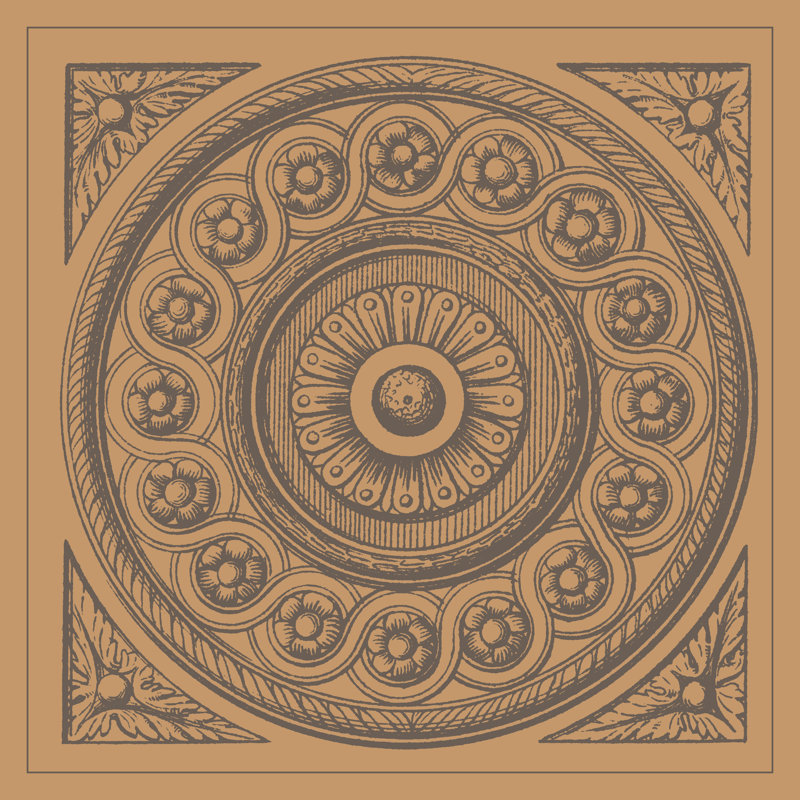 Terra Cotta Tile V by Vision Studio - Wrapped Canvas Art Prints, 30cm H x 30cm W