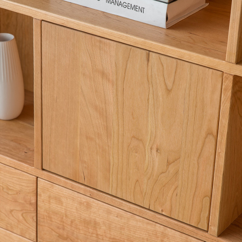 Nordic style large capacity storage bookcase