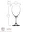 LAV Glass White Wine Glass Stemware-94225506