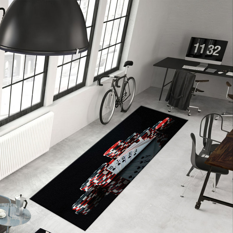 Soft Pile Printed Rug in Vibrant Floral Design Perfect for Adding a Touch of Nature to Your Living Space, Runner 2'8" x 9'2"