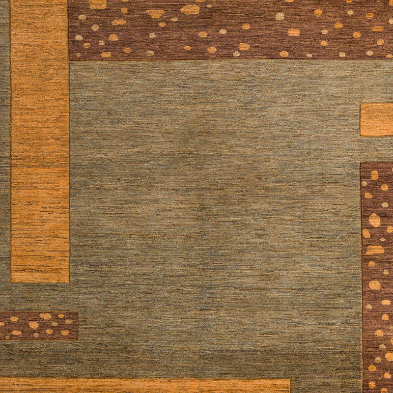 Abstract Indoor Rug, Square 6'