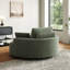 Chaise pivotante 55 po en chenille de velours côtelé L-105528335