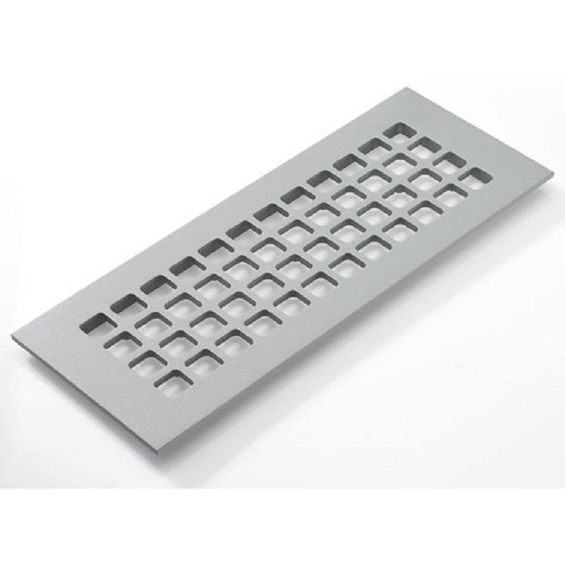 Grille de plancher Reggio, 4 po x 12 po, Blanc