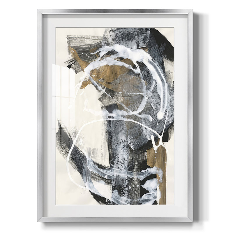 Nature's Winterland II - impression encadrée, H 25,5 po x l 17,5 po, Argent argent