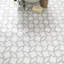 Calabria Frost Grid 12 in. x 12 in. Polished Marble Mosaic Floor and Wall Tile