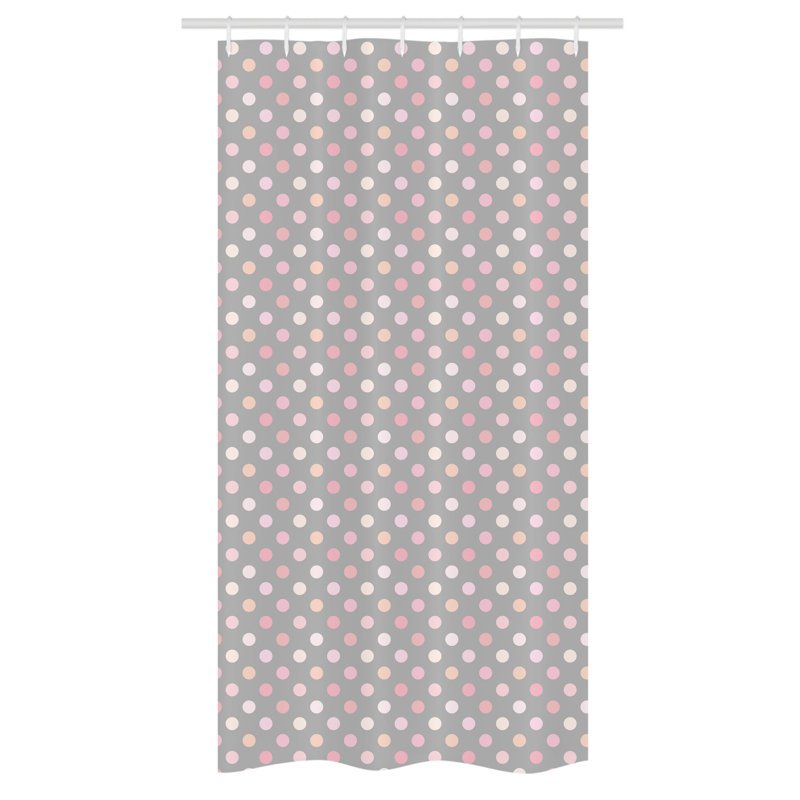 Shower Curtain with Hooks Included, 36" W x 72" L