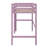 High Wood Loft Bed, With Safety Guardrail, Built-In Desk, Ladder-249197928
