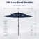 120'' Tilt Market Umbrella With Base