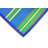 Handy Mat With Strap, Perfect For Picnics, Beaches, RV And Outings, Weather-Proof And Resistant (Blue And Green)