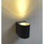 Hewie Black Outdoor Flush Mount