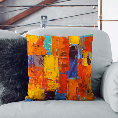 Abstract Square Cushion