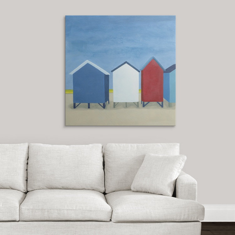 « ii » megan meagher, reproduction d’art Beach Retreat, H 35 po x l 35 po x P 1,5 po, Toile
