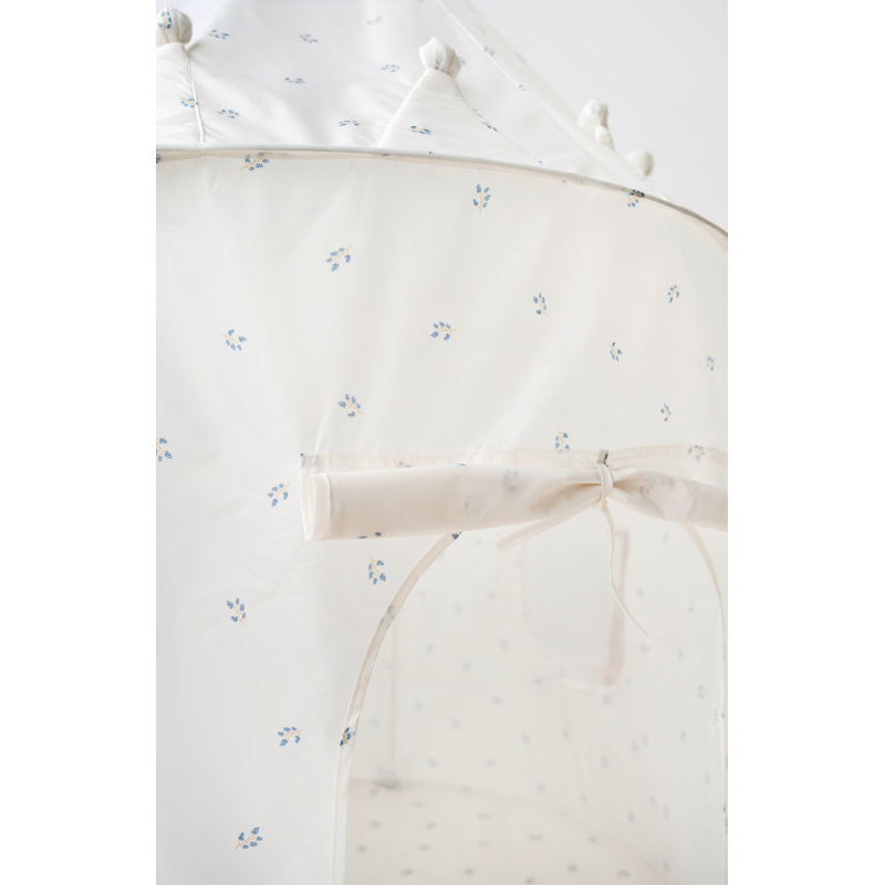 Blueberry Taupe Recycled Fabric Kids Play Tent Castle