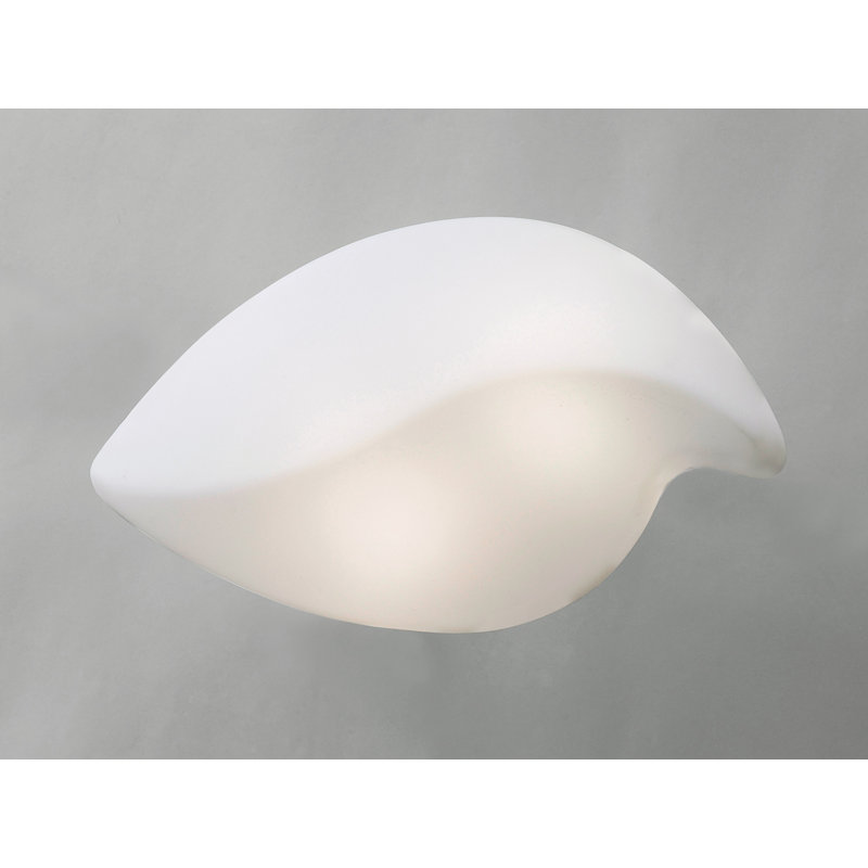 Dockrey White 23.2cm H Integrated LED Outdoor Flush Mount