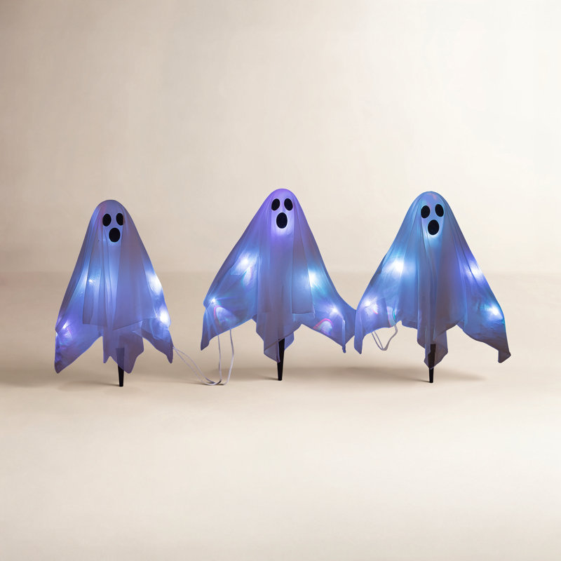 LED Lighted Ghost Yard Display