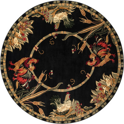 Tapis noir / vert Andersonville