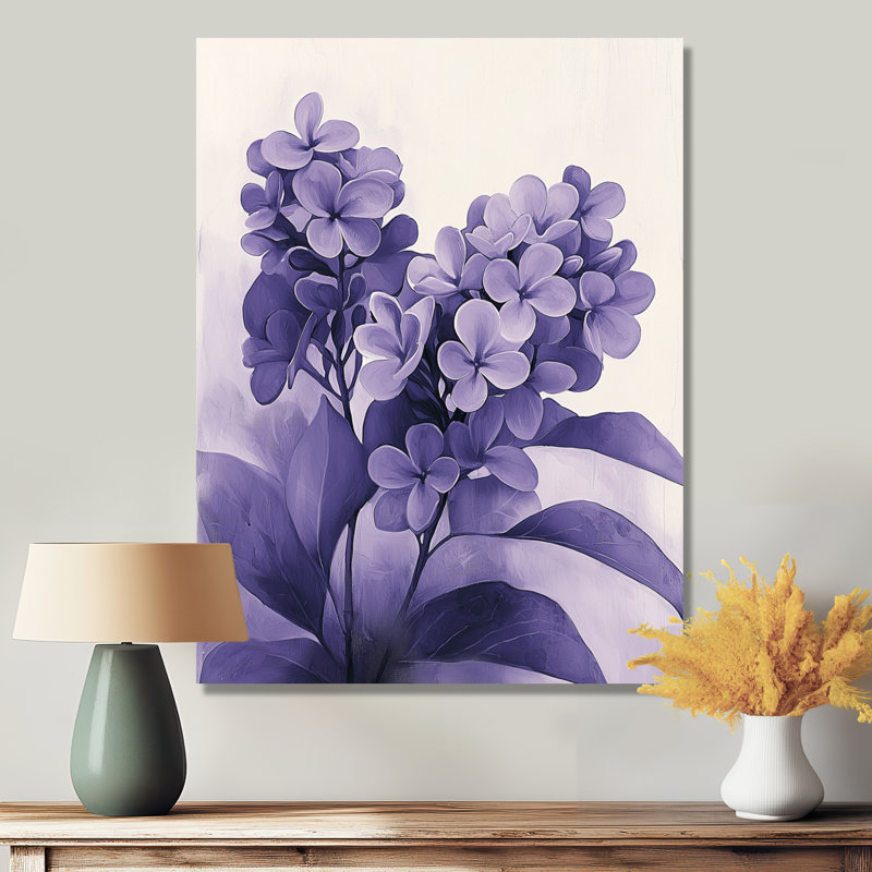 Karlee - Floral Canvas Prints, Toile tendue, Ne s’applique pas, H 20 po x l 12 po