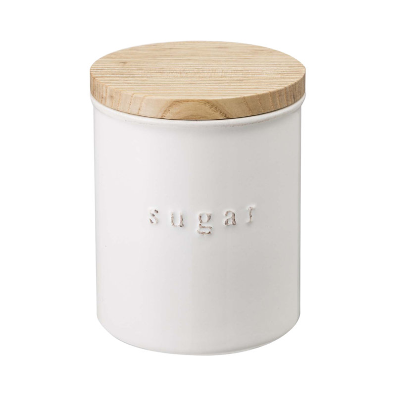 Ensemble de pots en céramique (sucre, sel et café)
