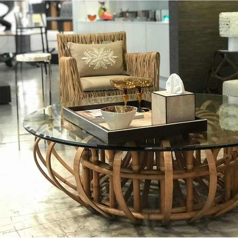 Hatch Rattan Upholstered Dining Chair, Natural