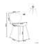 Luana 42cm H Polyester Upholstered Metal Upholstered Back Side Chair-121394612