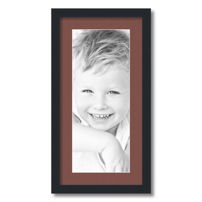 Wood Matte Picture Frame with Mat