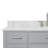 Aberdeenshire 54" Single Bathroom Vanity with Carrara White Marble Top-85364036