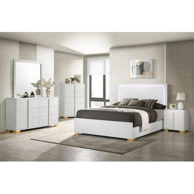 Ensemble de chambre à coucher 5 pièces Sabrielle