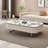 Modern simple square rock plate coffee table-106589592
