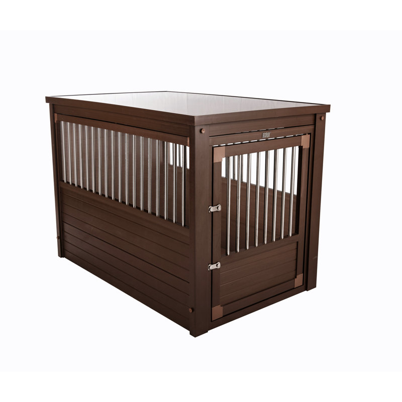 Caisse pour chien Southwick ECOFLEX, Brun roux, Très grande (H 30,9 po x l 27,6 po x P 42,5 po)