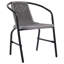 Fauteuil empilable en teck Gryselda-594460613