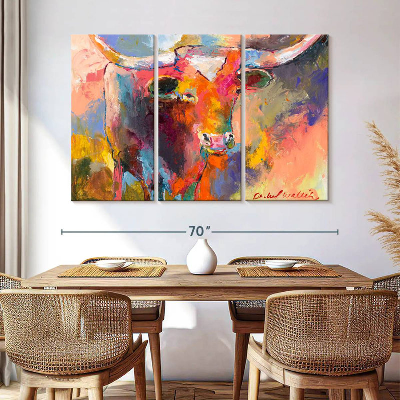 Brampt Steer, 42" H x 65" W