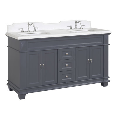 Ensa 60'' Double Bathroom Vanity with Top