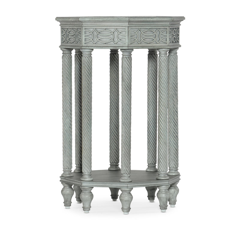 Charleston End Table, Waterscape Blue