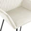 Chaise rembourrée avec pieds en métal pour le salon-1937039207