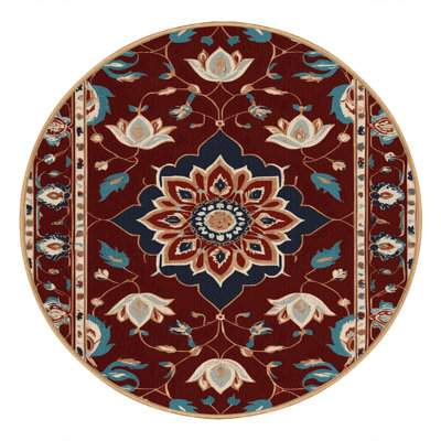 Tapis brun lavable à la machine