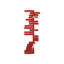 Revolving Geometric Bookcase