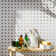 Metro Dog Bone Basketweave 0.92 In. X 2.26 In. Porcelain Basketweave Mosaic Wall Tile