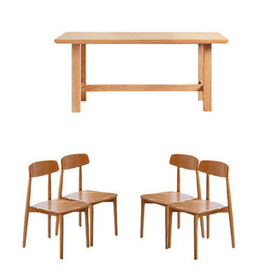 Solid wood dining table sets