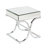 Skakke Mirrored Glass Top End Table-1581580673