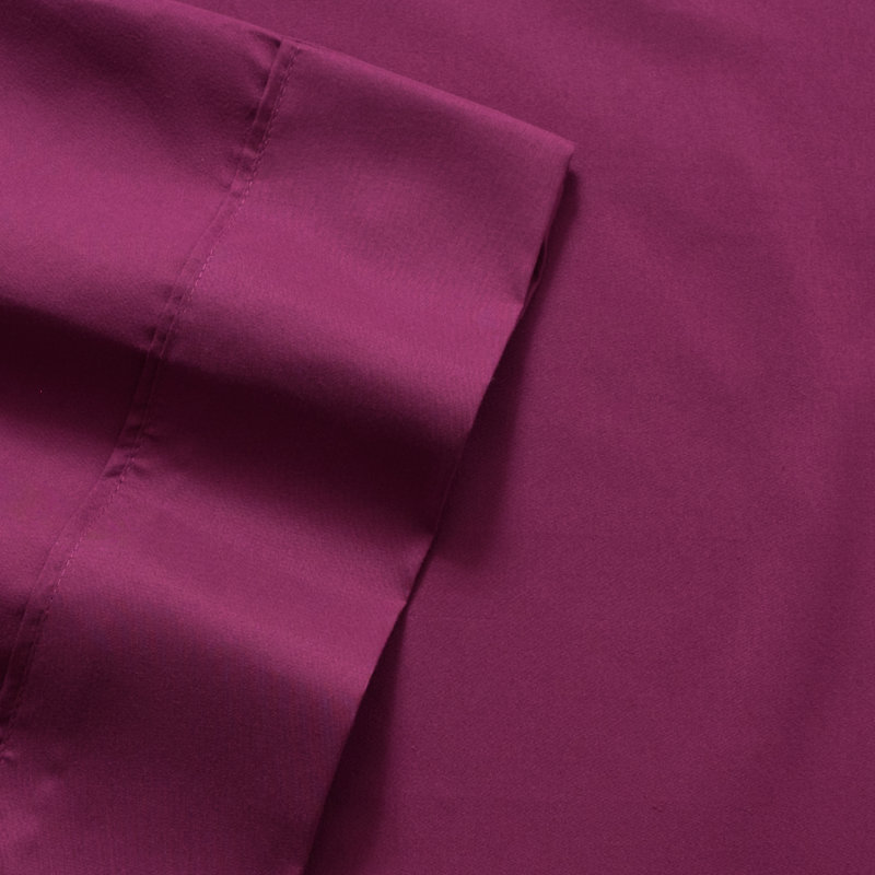 Ensemble de draps luxueux en microfibre douce avec taies d'oreiller en prime, Baie