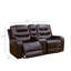 Causeuse inclinable électrique avec ports USB / console de rangement 74,5 po Deauville