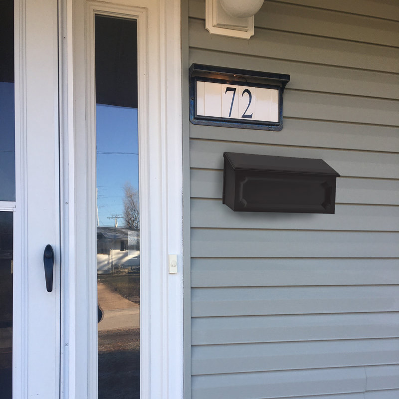 Windsor Plastic Wall Mounted Mailbox