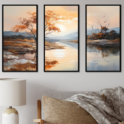«Lakes Serenity Charm», impression d'art mural