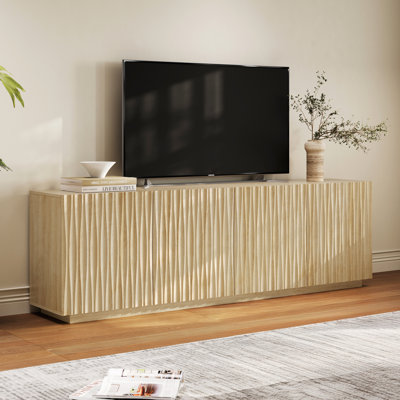 Ridged Doors Media Console