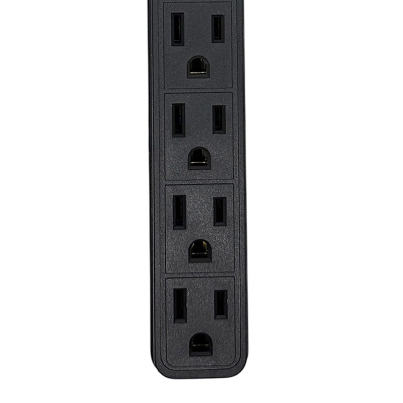 STANLEY® Powermax 6-Outlet Power Strip, 3-Ft., Black